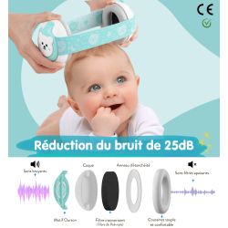 Casque anti-Bruit bébé Petit Ourson