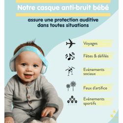 Casque anti-Bruit bébé Petit Ourson